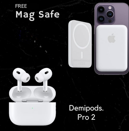 Demipods Pro 2 ANC | Free 5000mAh MagSafe Powerbank (6 Months Warranty)